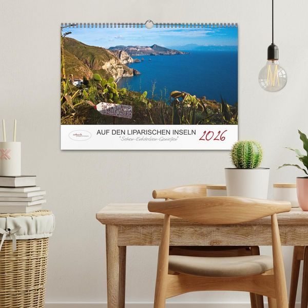 Produktbild: Auf den Liparischen Inseln (Wandkalender 2026 DIN A3 quer), CALVENDO Monatskalender