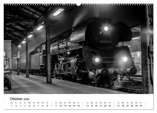 Produktbild: Dampfloks in der DDR (hochwertiger Premium Wandkalender 2026 DIN A2 quer), Kunstdruck in Hochglanz