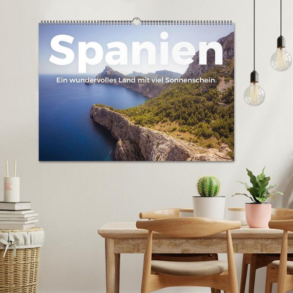 Produktbild: Spanien - Ein wundervolles Land mit viel Sonnenschein. (Wandkalender 2026 DIN A2 quer), CALVENDO Monatskalender