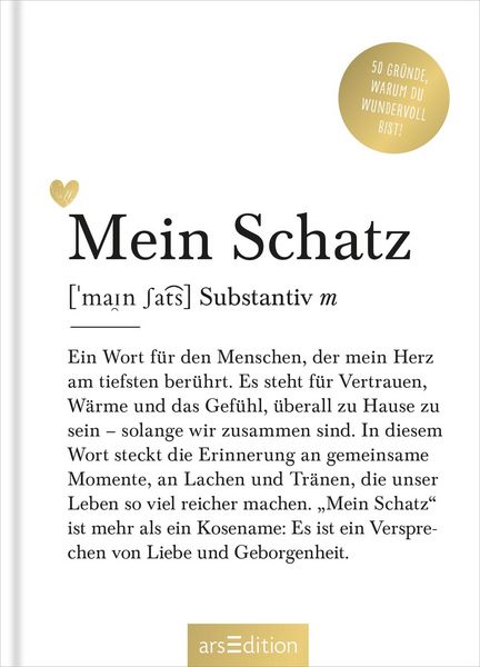 Produktbild: Mein Schatz (Substantiv, m)