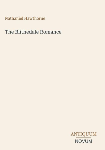 Produktbild: The Blithedale Romance