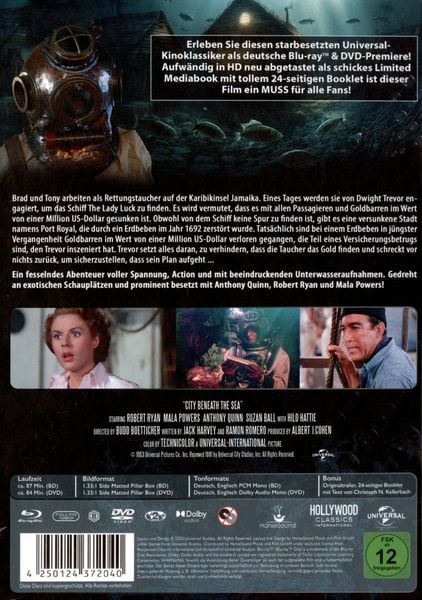 Produktbild: Die Stadt unter dem Meer - Kinofassung (Limited Mediabook mit Blu-ray+DVD+Booklet)