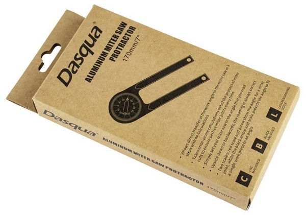 Produktbild: Dasqua 1804-1006 Gehrungss&auml;gen-Winkelmesser 90&deg;