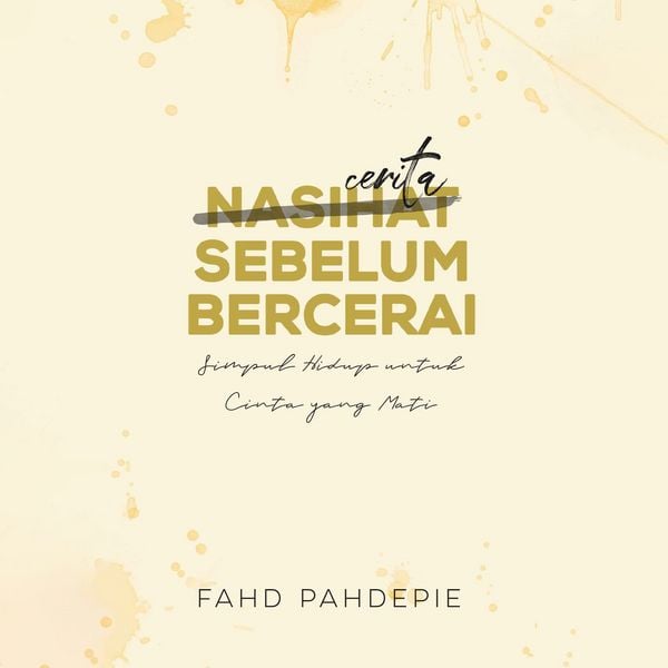 Cerita Sebelum Bercerai - Fahd Pahdepie, Audio, 9789180563611