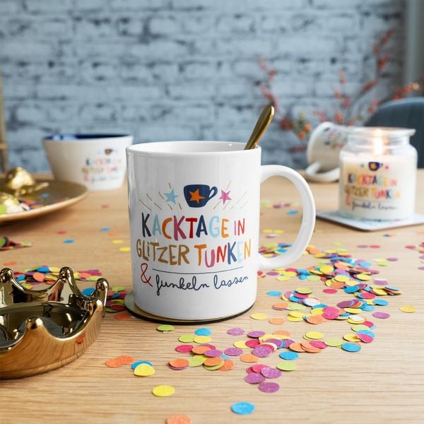 Produktbild: Tasse Krone mit Motiv 'Kacktage'