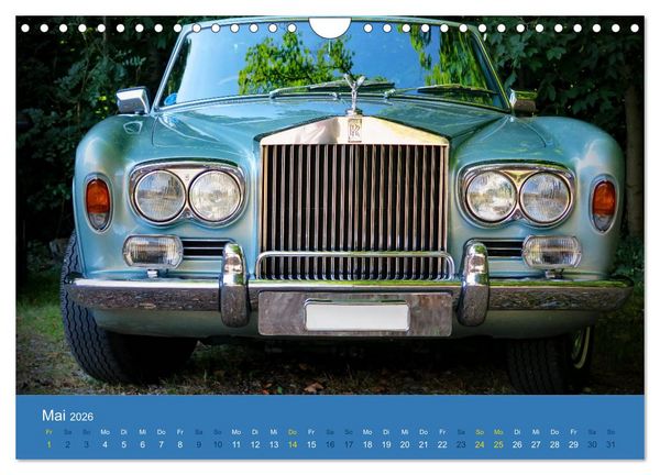 Produktbild: Rolls Royce Revival (Wandkalender 2026 DIN A4 quer), CALVENDO Monatskalender