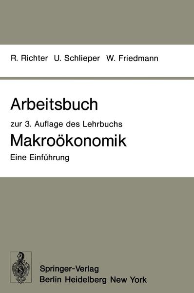 Produktbild: Arbeitsbuch zur 3. Auflage des Lehrbuchs Makro&ouml;konomik - Eine Einf&uuml;hrung
