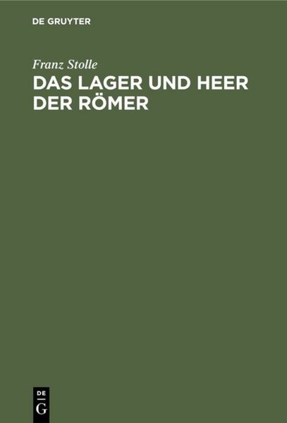 Produktbild: Das Lager und Heer der R&ouml;mer