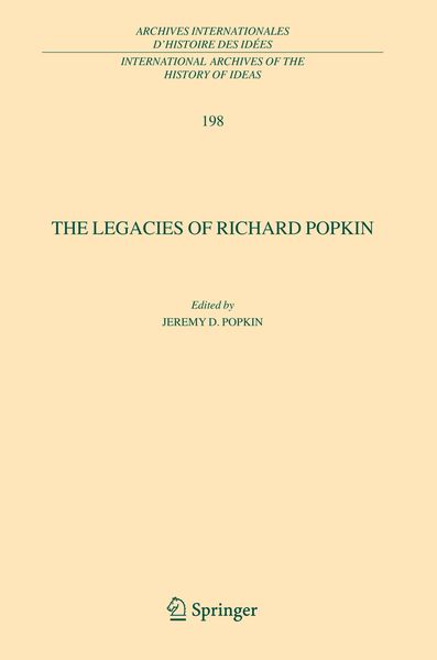 Produktbild: The Legacies of Richard Popkin