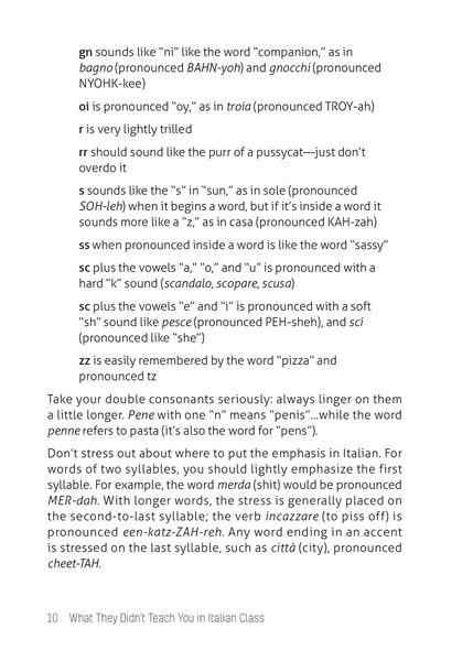 Produktbild: What They Didn't Teach You in Italian Class