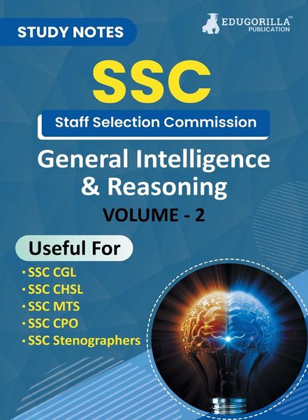 Produktbild: Study Notes for General Intelligence and Reasoning (Vol 2) - Topicwise Notes for CGL, CHSL, SSC MTS, CPO and Other SSC Exams with Solved MCQs