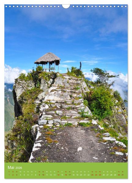 Produktbild: Erlebe mit mir Machu Picchu (Wandkalender 2026 DIN A3 hoch), CALVENDO Monatskalender