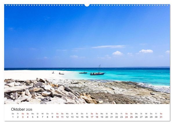 Produktbild: Mosambik - Eine Perle im S&uuml;den Afrikas. (hochwertiger Premium Wandkalender 2026 DIN A2 quer), Kunstdruck in Hochglanz