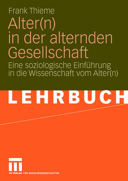 Produktbild: Alter(n) in der alternden Gesellschaft