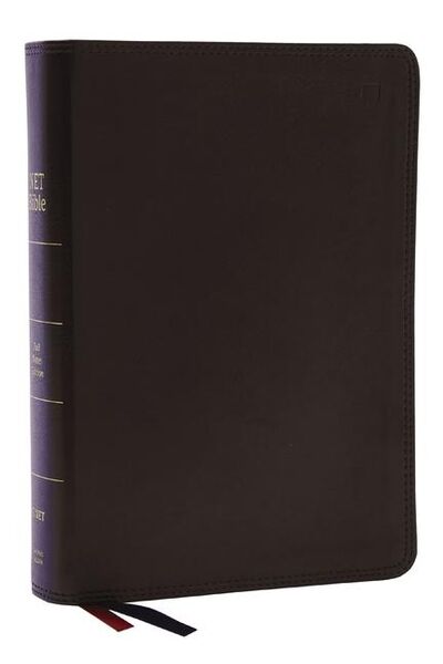 Produktbild: NET Bible, Full Notes Edition (NET, Black Leathersoft, Comfort Print)