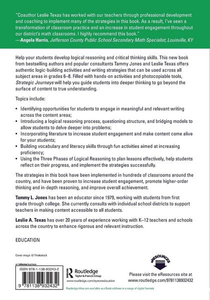 Produktbild: Strategic Journeys for Building Logical Reasoning, 6-8