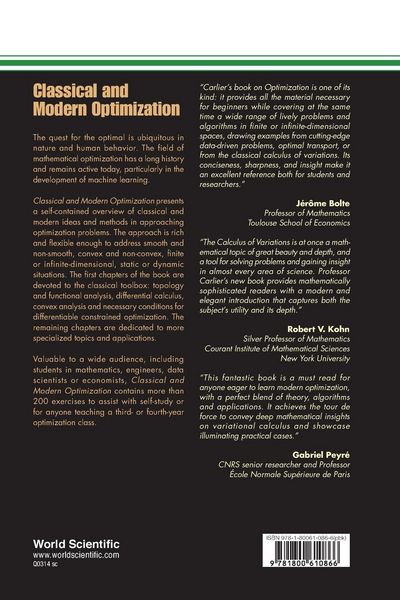 Produktbild: CLASSICAL AND MODERN OPTIMIZATION