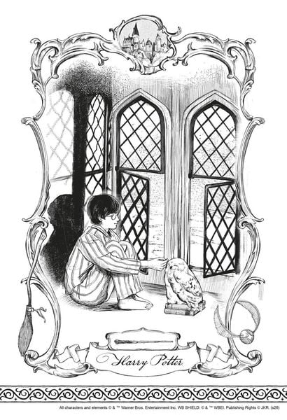 Produktbild: Harry Potter: Der offizielle Sticker- und Malblock