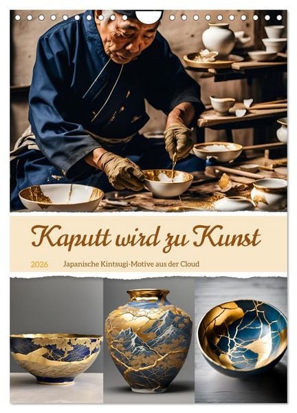 Produktbild: Kaputt wird zu Kunst (Wandkalender 2026 DIN A4 hoch), CALVENDO Monatskalender