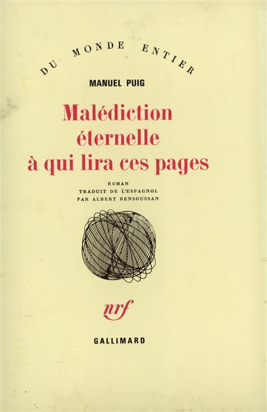 Produktbild: Mal&eacute;diction &eacute;ternelle &agrave; qui lira ces pages