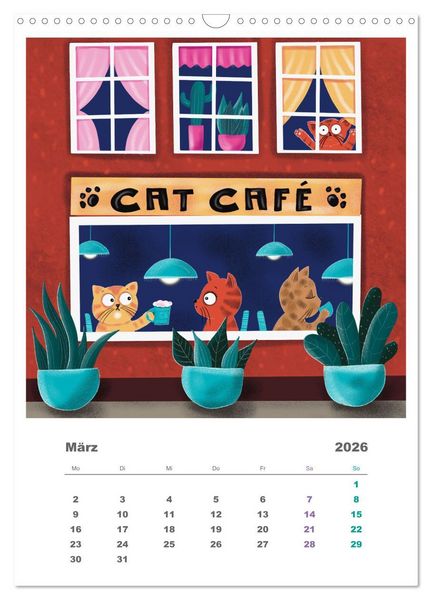 Produktbild: Leopold der Dritte - Ein Kater zum Knuddeln (Wandkalender 2026 DIN A3 hoch), CALVENDO Monatskalender