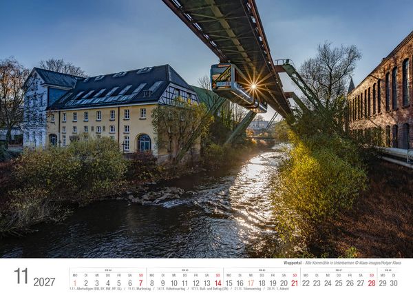 Produktbild: Wuppertal 2027 Bildkalender A3 Spiralbindung