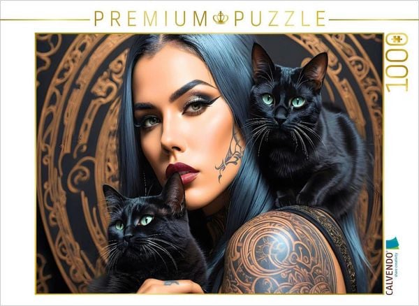 Produktbild: CALVENDO Puzzle Die Anmutige | 1000 Teile Lege-Gr&ouml;&szlig;e 64x48cm Foto-Puzzle f&uuml;r gl&uuml;ckliche Stunden