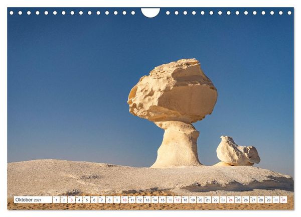 Produktbild: &Auml;gypten - die Weisse W&uuml;ste (Wandkalender 2027 DIN A4 quer), CALVENDO Monatskalender