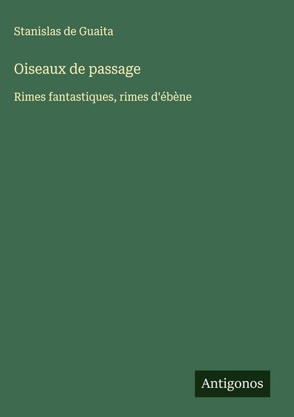 Produktbild: Oiseaux de passage