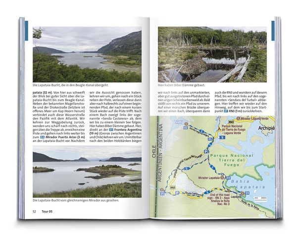 Produktbild: KOMPASS Wanderf&uuml;hrer Patagonien und Feuerland, 55 Touren mit Extra-Tourenkarte