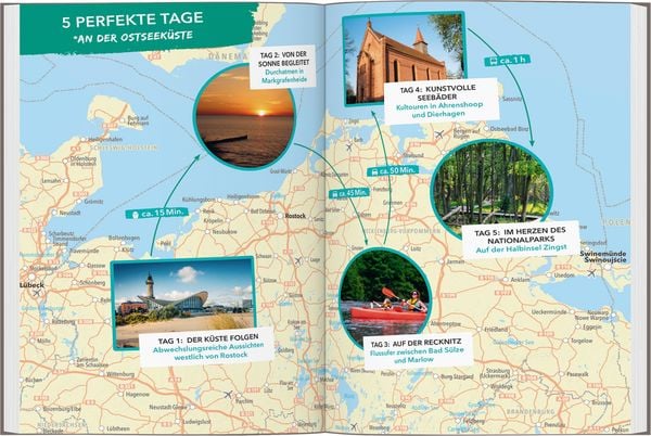 Produktbild: MARCO POLO OUTDOOR GUIDE Reisef&uuml;hrer Ostseek&uuml;ste Mecklenburg-Vorpommern