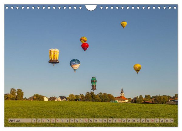 Produktbild: Montgolfiade der Ballone im Sauerland (Wandkalender 2026 DIN A4 quer), CALVENDO Monatskalender