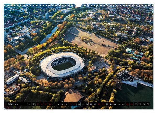 Produktbild: Hannover - Luftige Einblicke (Wandkalender 2026 DIN A3 quer), CALVENDO Monatskalender