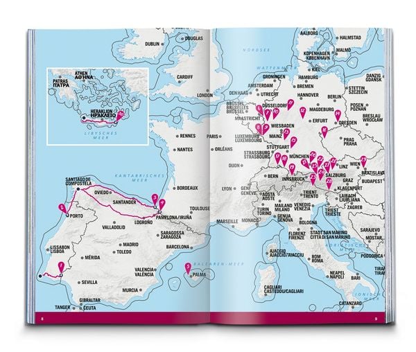 Produktbild: Die sch&ouml;nsten Weitwanderungen und Pilgerwege