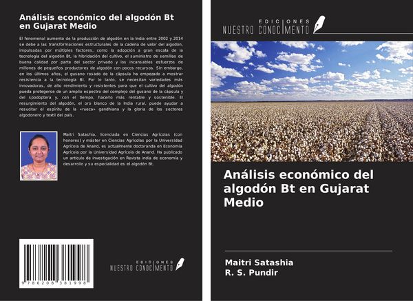 Produktbild: An&aacute;lisis econ&oacute;mico del algod&oacute;n Bt en Gujarat Medio