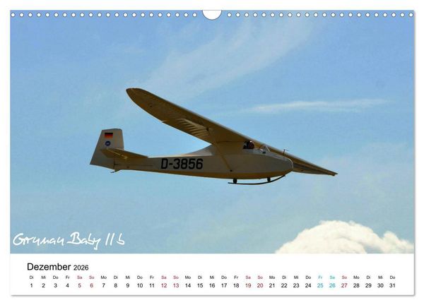Produktbild: Flugzeuge auf der Wasserkuppe 2026 (Wandkalender 2026 DIN A3 quer), CALVENDO Monatskalender