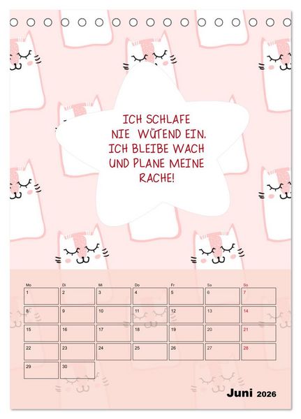 Produktbild: K&ouml;nigin &uuml;ber alles! Typokalender f&uuml;r starke Frauen (Tischkalender 2026 DIN A5 hoch), CALVENDO Monatskalender