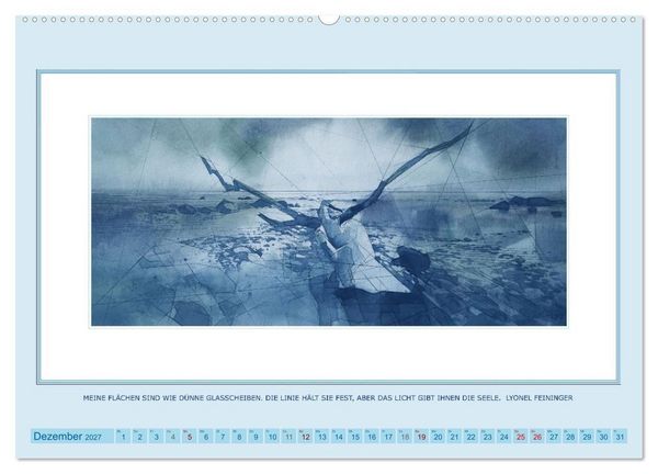 Produktbild: Licht und Linie (Wandkalender 2027 DIN A2 quer), CALVENDO Monatskalender