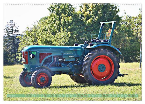 Produktbild: M&auml;nnerspielzeug Traktor Inspirationen (hochwertiger Premium Wandkalender 2027 DIN A2 quer), Kunstdruck in Hochglanz