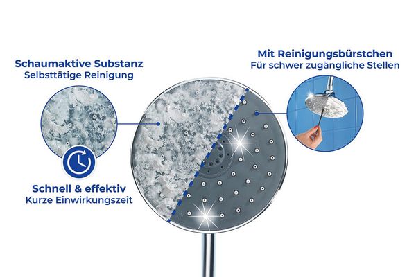 Produktbild: Anti-Kalk-Caps und Entkalkungsgel, 4-teiliges Set, mit frischem Zitrusduft