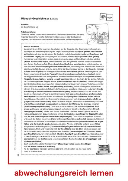 Produktbild: Kita aktiv Projektmappe Auf der Baustelle