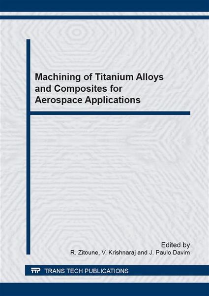 Produktbild: Machining of Titanium Alloys and Composites for Aerospace Applications
