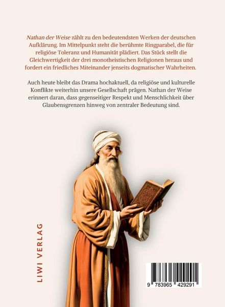 Produktbild: Gotthold Ephraim Lessing: Nathan der Weise. Vollst&auml;ndige Neuausgabe