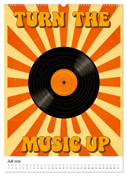 Produktbild: Feel the Groove &ndash; Funk & Soul Vintage (Wandkalender 2026 DIN A2 hoch), CALVENDO Monatskalender