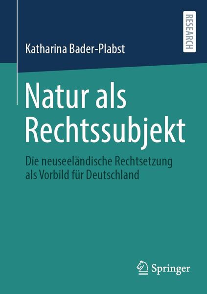 Produktbild: Natur als Rechtssubjekt