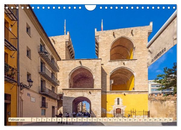 Produktbild: Zauberhaftes Valencia (Wandkalender 2026 DIN A4 quer), CALVENDO Monatskalender
