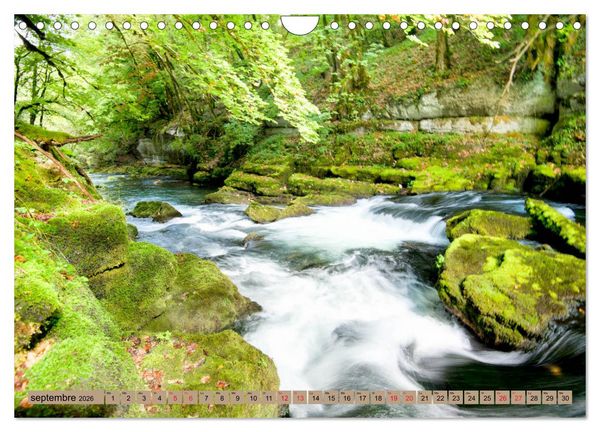 Produktbild: La Franche-Comt&eacute; magique (Calendrier mural 2026 DIN A4 vertical), CALVENDO calendrier mensuel