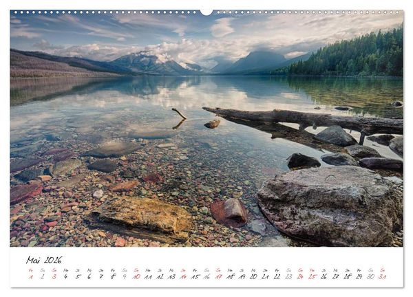 Produktbild: National-Parks der USA (hochwertiger Premium Wandkalender 2026 DIN A2 quer), Kunstdruck in Hochglanz