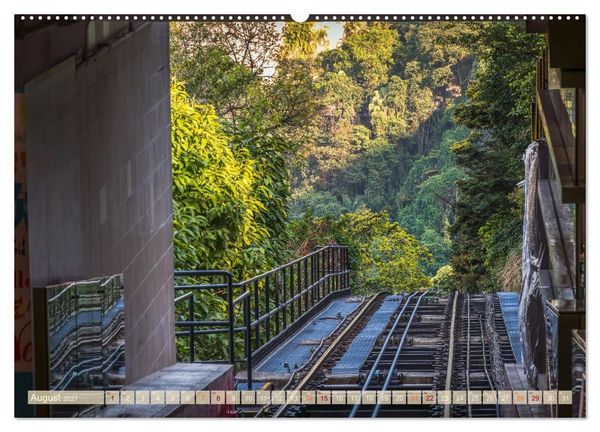 Produktbild: Ein Tag in Hongkong - eine etwas andere Sicht (hochwertiger Premium Wandkalender 2027 DIN A2 quer), Kunstdruck in Hochglanz
