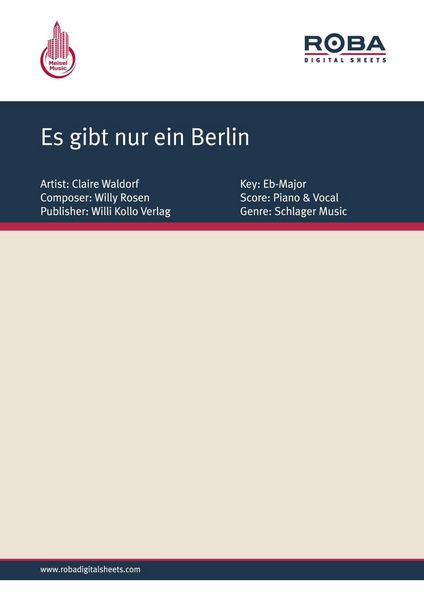 Produktbild: Es gibt nur ein Berlin